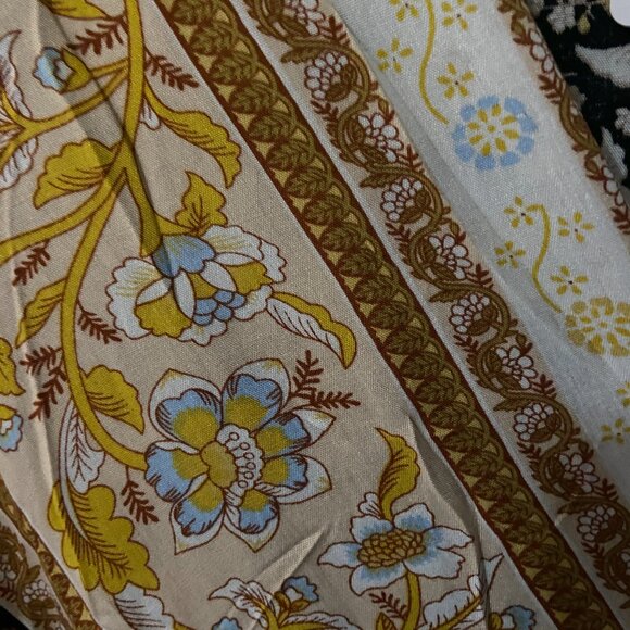 PRETTYGARDEN Women Boho Summer Side Split Deep V Neck Short Sleeves Maxi Dress - Picture 6 of 9